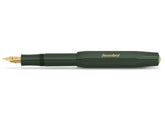 KAWECO CLASSIC SPORT GREEN FOUNTAIN PEN, FINE NIB